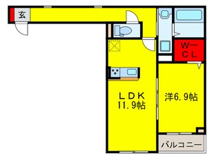 プロシード巽の物件間取画像